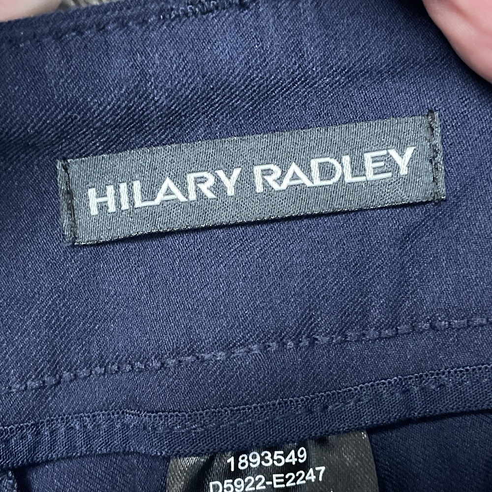 Hilary Radley Women's XL Pull-on Pants Navy H0760